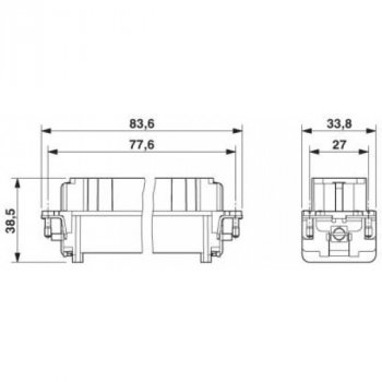 Модуль для контактов - HC-D 40-EBUC - 1772492